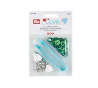 Prym Press Fasteners, Metal, Green, 14 x 9.3 x 2.5 cm