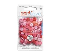 Prym Press Fasteners, Pink, Light Pink, Light Pink, 9 mm