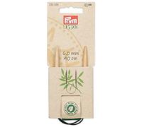 Prym Knitting Needles, Bamboo, Wood-Coloured, One Size