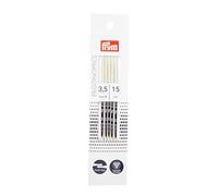 Prym PRYM_194153-1 Double-Pointed Knitting pins Ergonomics 15 cm 3.50 mm x 1, White, One Size