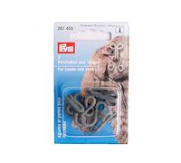 Prym PRYM_261455-1 Fur Hooks and Eyes Grey Covered, one Size
