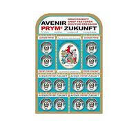 Prym Sew-On Snap Fasteners Zukunft Brass/Silver 17 mm