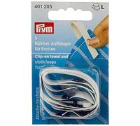 Prym PRYM_401205-1 Clip Cloth Loops for Towelling White