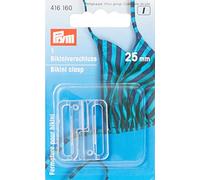 Prym PRYM_416160-1 Bikini and Belt Clasp Hook Plastic 25 mm Transparent