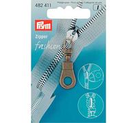 Prym PRYM_482411 Fashion Zipper Pullers Eyelet, Metal, Antique Brass, 9.3 x 5.7 x 0.7 cm