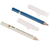 Prym PRYM_611626-1 Chalk Pencils + Brush White/Blue