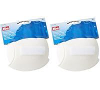 Prym PRYM_993830-1 Shoulder Pads Raglan with Hook and Loop Fastening White S (Pack of 2)