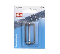 Prym Buckle, Steel, Gunmetal, 40 mm