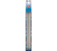 Prym - Prym Aluminium (20cm, 4.00mm) Double-Pointed Needles Set - 5 Needles