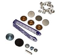 Prym - Prym Anorak Design Matt Steel (20mm) Non-Sew Press Fasteners - 1 Unit