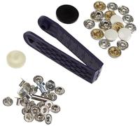Prym Anorak Press Fasteners - Non-Sew - 12 mm and 15 mm - Choice of Colours