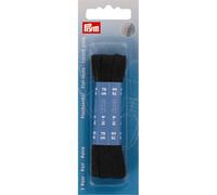 Prym - Prym Black (0.8 x 75cm) Flat Laces - 1 Unit