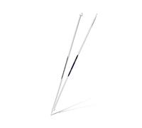 Prym Single-Point Ergonomic Knitting Pins/Needles (Pair) 4mm x 40cm Length, Metal, White, One Size
