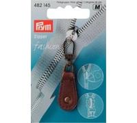 Prym Zipper, Metal, Brown, Leder, Braun, 1 Stück