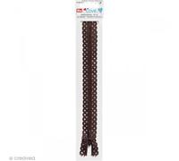 Prym Prym Love 418411 Zip S11 Decorative 40 cm Dark Brown