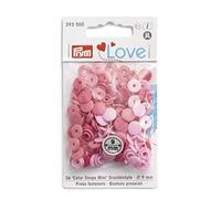 Prym Love Round Snaps Press Fasteners Pale Pink - per pack of 36