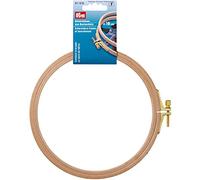 Prym - Prym Natural-Coloured (0.8x16cm) Beech Wood Embroidery Frame with Brass Screw - 1 Piece