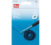 Prym Crochet Rings, White, One Size