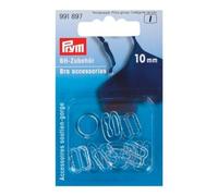 Prym Bra Strap Accessories Clear - per pack of 10