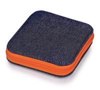 Travel Sewing Set Prym Jeans Orange Zipper Yarn Needles Scissors Measure 651244