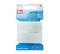 Prym Elastic, 21% ED, 33% PES, 46% PA, White, 2.8 x 6.7 x 0.4 cm