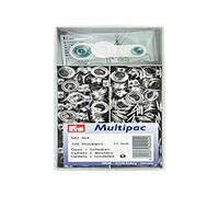 Prym Eyelets and Washers – Stainless, Brass, Silver – 11 mm