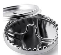 Prym - Prym Silver-Gold (19mm) Cover Buttons Without Mould - 100 Pieces