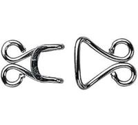 Prym - Prym Silver Hooks and Eyes (Size - No.13) for Corsets - 1 Unit