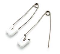 Prym - Prym Stainless Steel Blue (55mm) Nappy Safety Pins - 4 Pieces