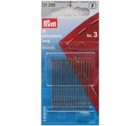 Prym Sewing Needles, Alloy Steel, Silver, No.3, 44 x 0,9 mm, 16 Stück