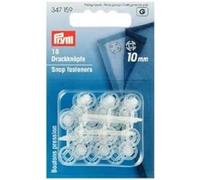 Prym Sew-On Snap Fastenings, Pack of 18, 10mm
