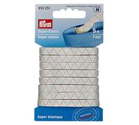 Prym Elastic, White, 7 mm