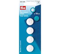 Prym - Prym White Plastic (19mm) Cover Buttons - 1 Count