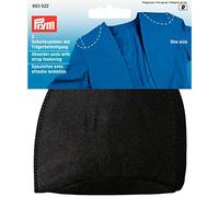 Prym Raglan Shoulder Pads, charmeuse, Black, 15 x 12.5 x 4.5 cm