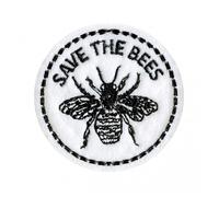 Prym Recycled Plastic Patch Motif Save The Bees - each
