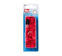 Prym Red Flower Shape Non-Sew ColorSnaps 12.4mm Snap Fasteners (21pc), 12 x 7 x 2 cm