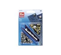 Prym Rivets, Brass, Silver, Durchmesser 9 mm