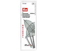 Prym Rope Connector for Natural Needles 35/50 mm Circular Knitting Needles, Brass, Multi-Colour