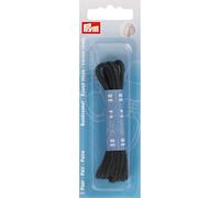 Prym Round Laces, Black, 60 cm x Ø 3 mm, Schwarz, 2 Stück
