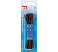 Prym Round Laces, Cotton, Brown, 75 cm x Ø 3 mm, Braun, 2 Stück