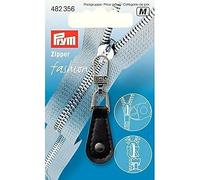 Prym Zipper, Leather, Black, One Size