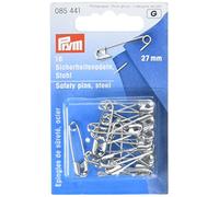 Prym Safety Pins, Metal, Sliver, 9.3 x 5.7 x 0.7 cm