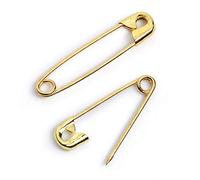 Prym Safety Pins No.1 27mm, Brass, Gold Coloured