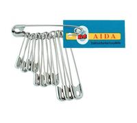 Prym Safety Pins with Coil No. 0-3 Silver col 27/38/50 mm, Metal, Sliver, 10.9 x 4.9 x 0.02 cm