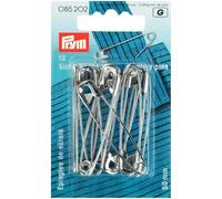 Prym Safety Pins Silver - per pack of 12