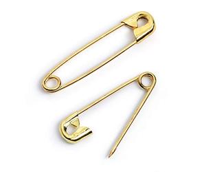 Prym Safety Pins with Coil Brass 1 Silver col 27 mm