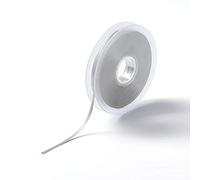 Prym Satin Ribbon 3 mm Silver, 100% polyester