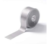 Prym Satin Ribbon 38 mm Silver, 100% Polyester