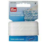 Prym Seamed Elastic Tape 30 mm Natural White