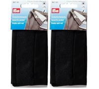 Prym Security Pocket 20 x 14 cm Black + Zip (Pack of 2)